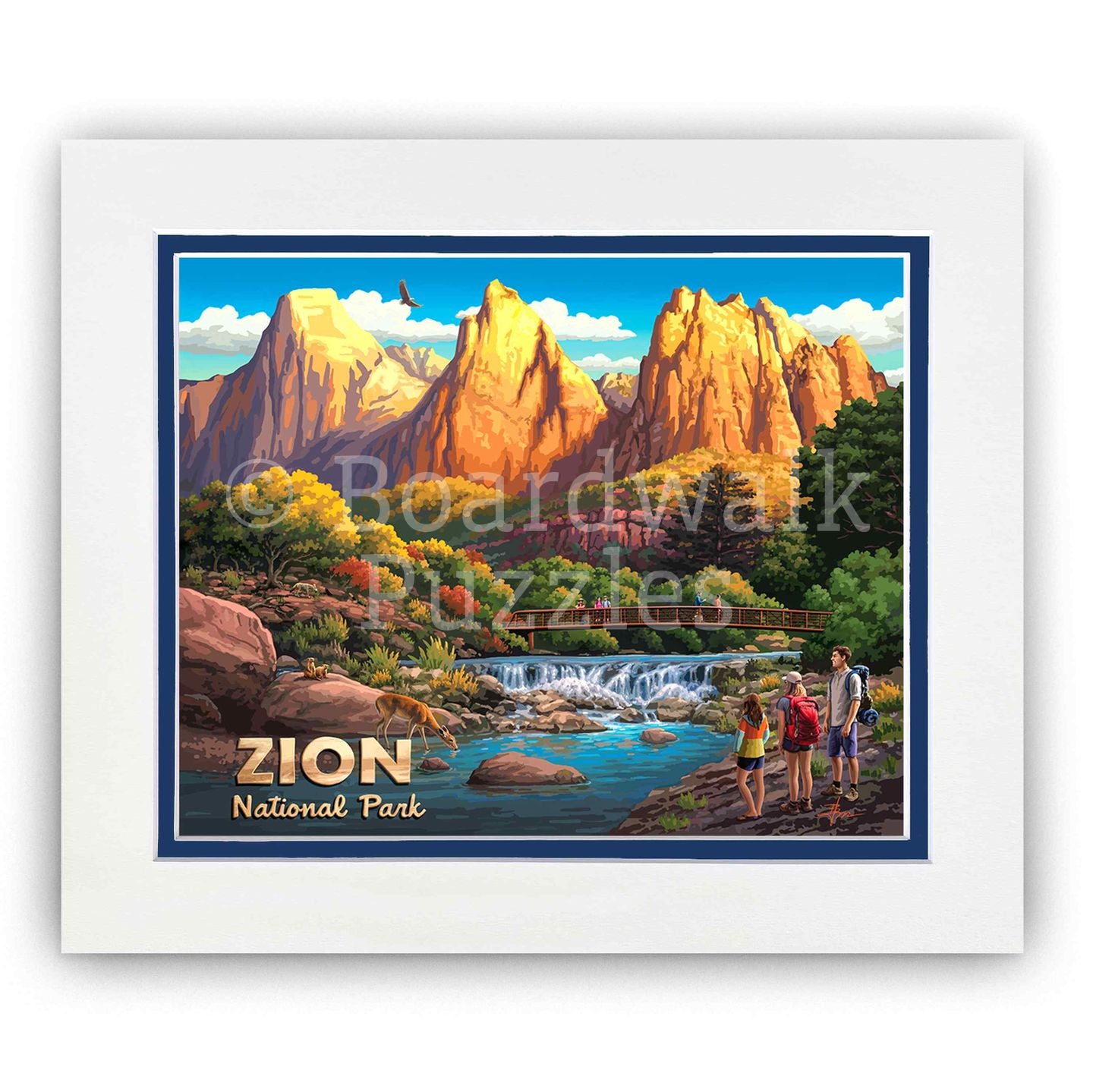 Zion National Park - Boardwalk Fine Art