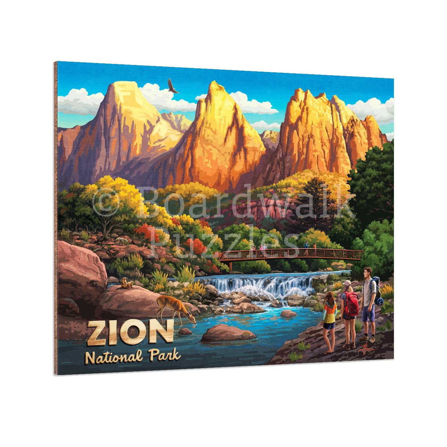 Zion National Park - Boardwalk Fine Art