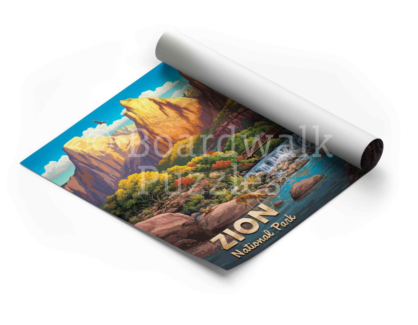 Zion National Park - Boardwalk Fine Art
