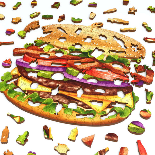 Cheeseburger | Luxury Wood Puzzle