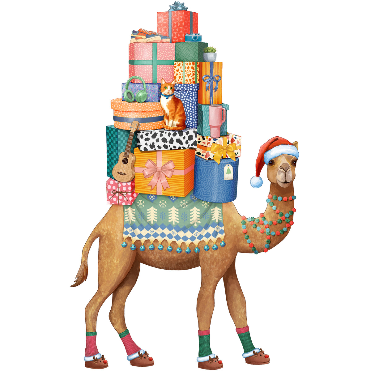 Christmas Camel | Luxury Wood Puzzle - Large Size