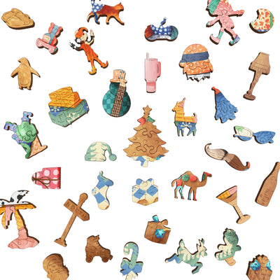 Christmas Camel | Luxury Wood Puzzle - Large Size