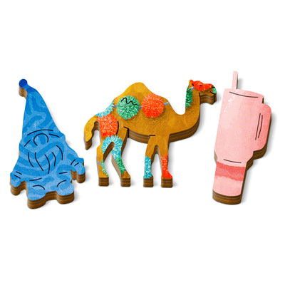 Christmas Camel | Luxury Wood Puzzle - Large Size