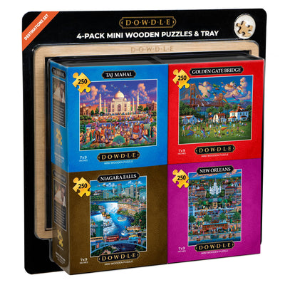 Destinations - 4-Pack Mini Puzzles