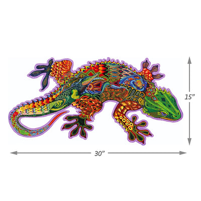 Gecko | Luxury Wood Puzzle