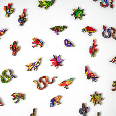 Gecko | Luxury Wood Puzzle