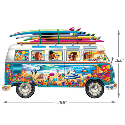 Goin' Surfin' | Luxury Wood Puzzle