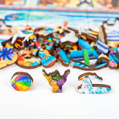 Goin' Surfin' | Luxury Wood Puzzle