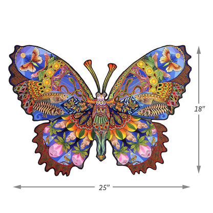 New Animal Butterfly | Luxury Wood Puzzle