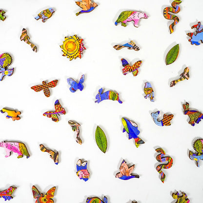 New Animal Butterfly | Luxury Wood Puzzle