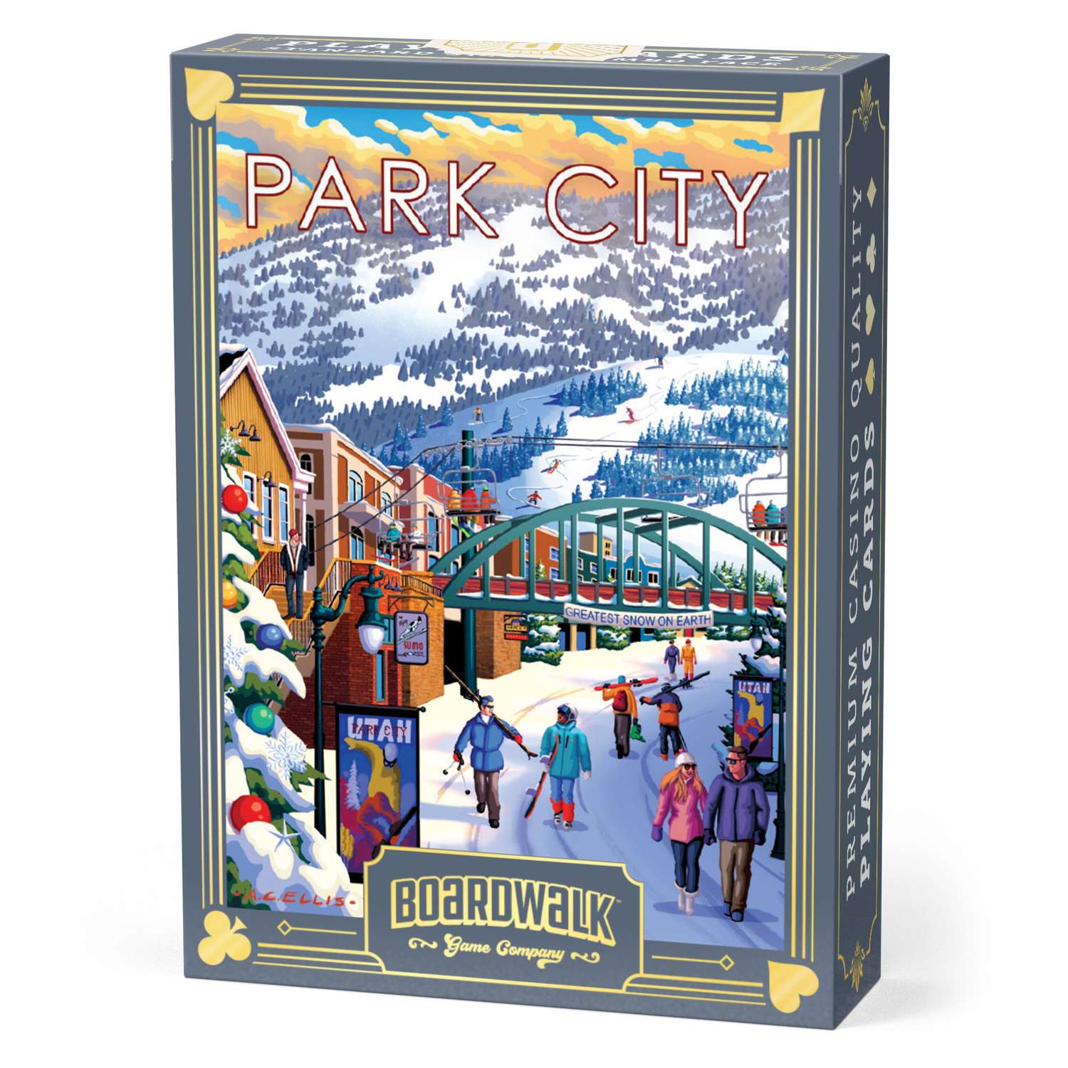 Park City Winter - Playing Cards