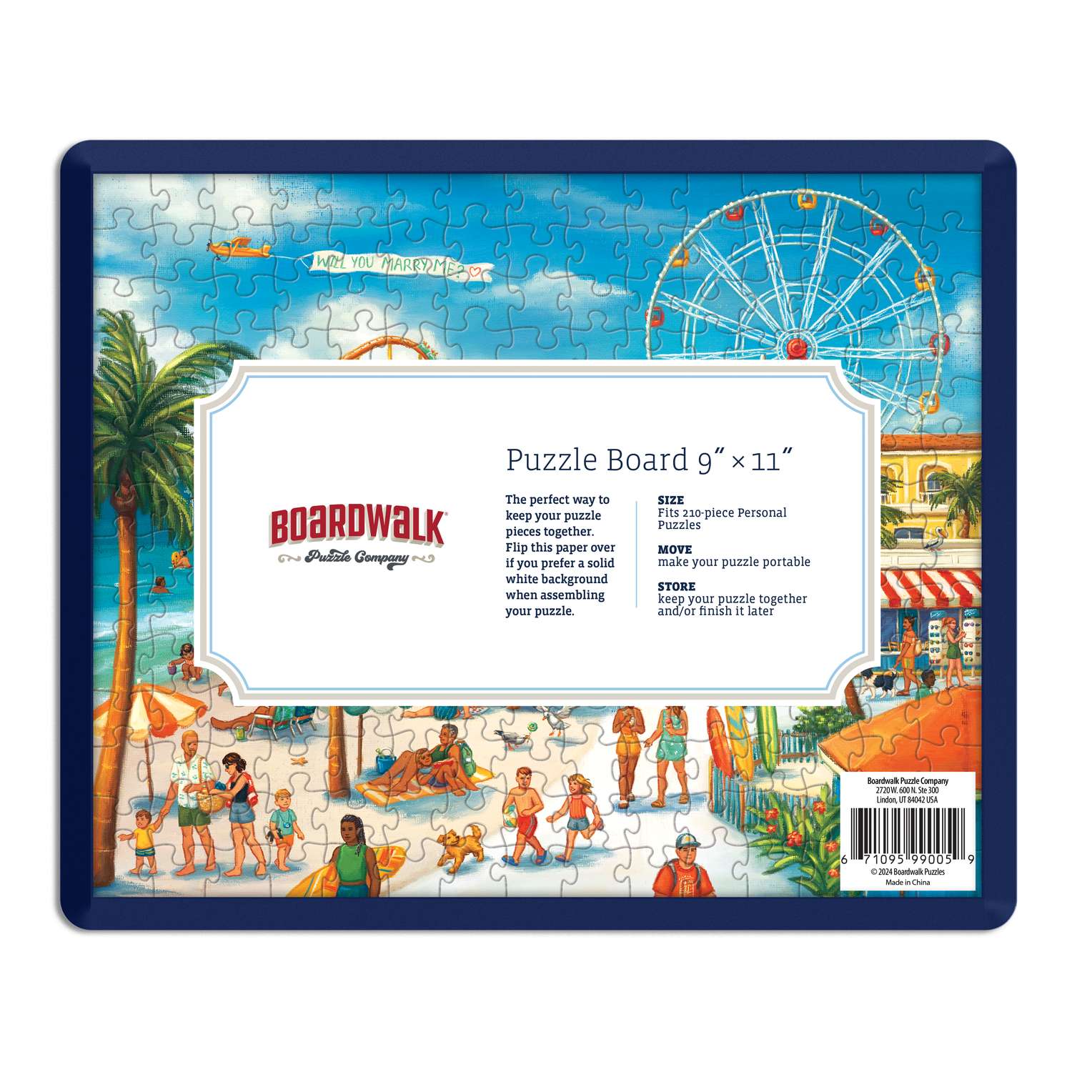 Personal Puzzle Board - 9″×11″