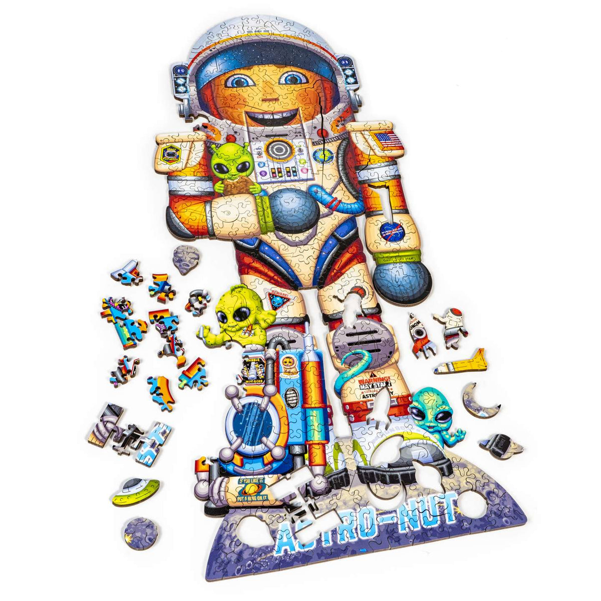 Astro-Nut | Luxury Wood Puzzle - Large Size – Boardwalk Puzzles