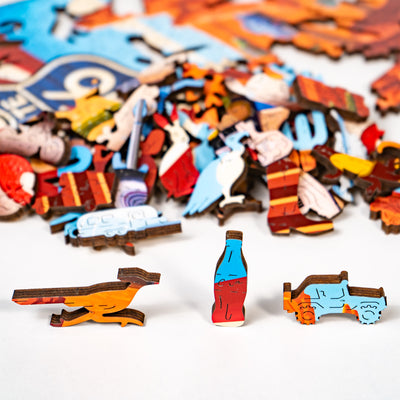 Boot 66 | Luxury Wood Puzzle