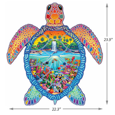 Sea Turtle | Luxury Wood Puzzle