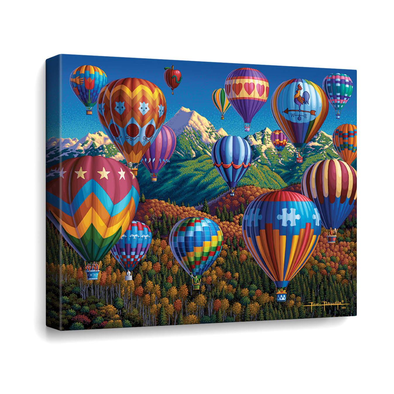 Balloons Over Paris | Dowdle Fine Art