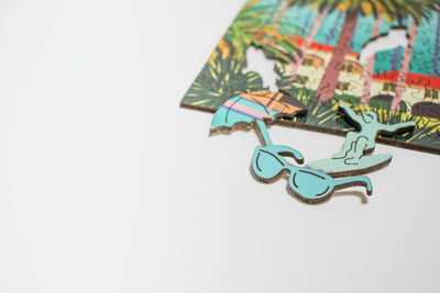 California | Luxury Wood Puzzle