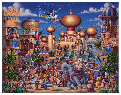 Aladdin Celebration in Agrabah – 11" x 14" Gallery Wrap Canvas