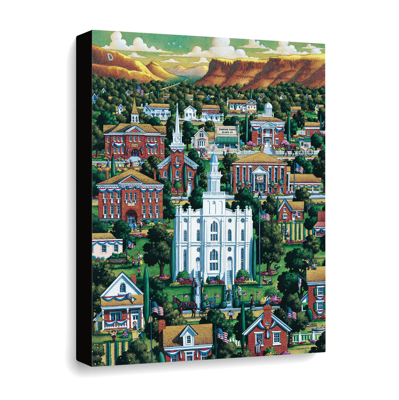 4th in Dixie - Canvas Gallery Wrap