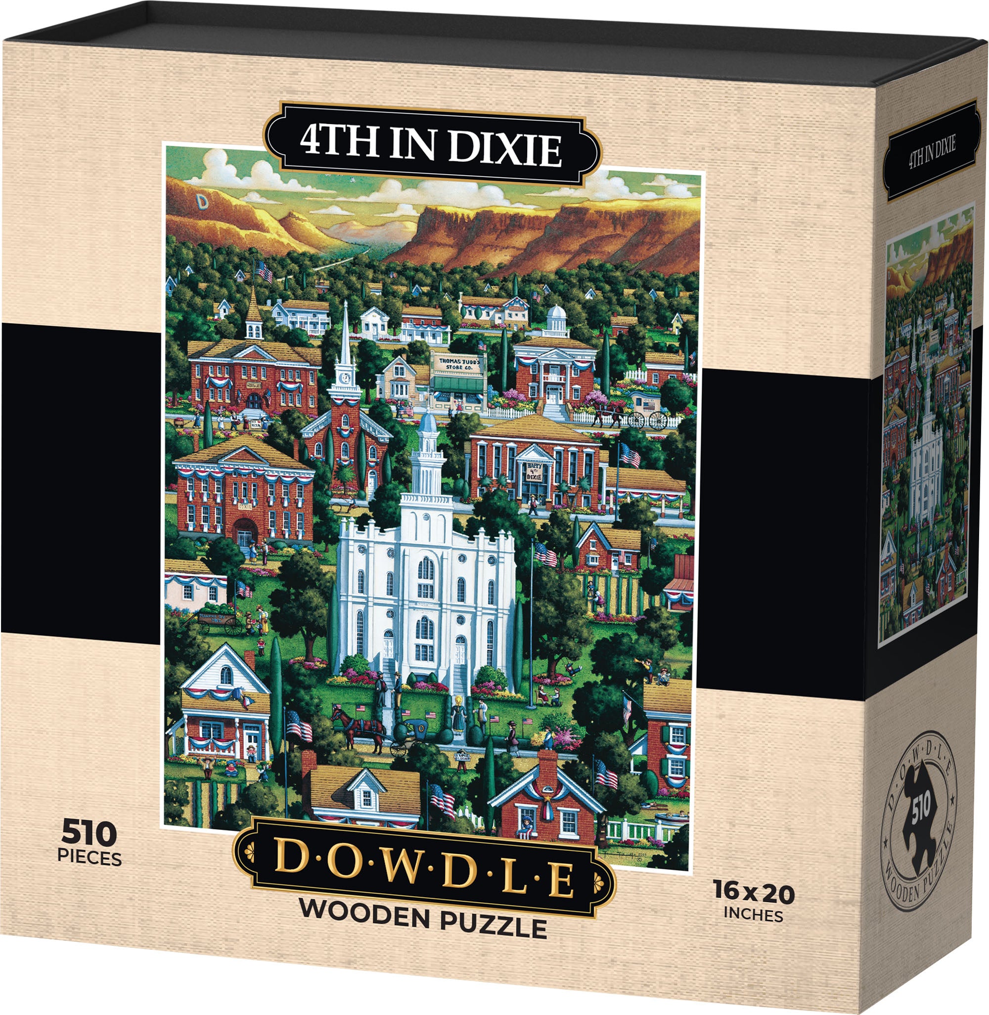 4th in Dixie - Wooden Puzzle