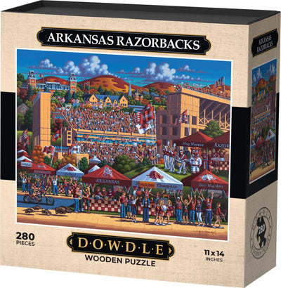 Arkansas Razorbacks - Wooden Puzzle