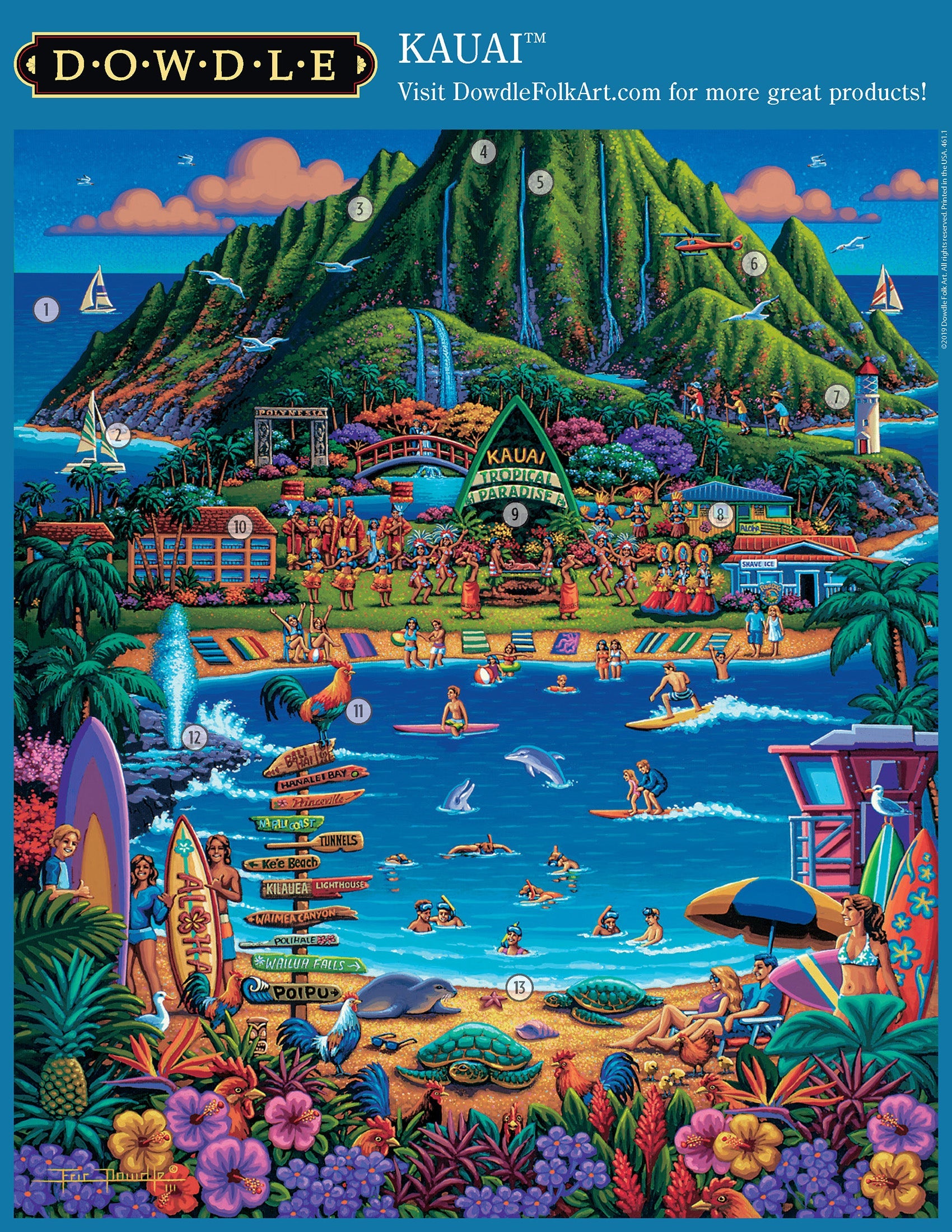 Kauai - Mini Puzzle - 250 Piece