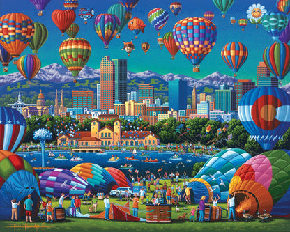 Above Denver Canvas Gallery Wrap