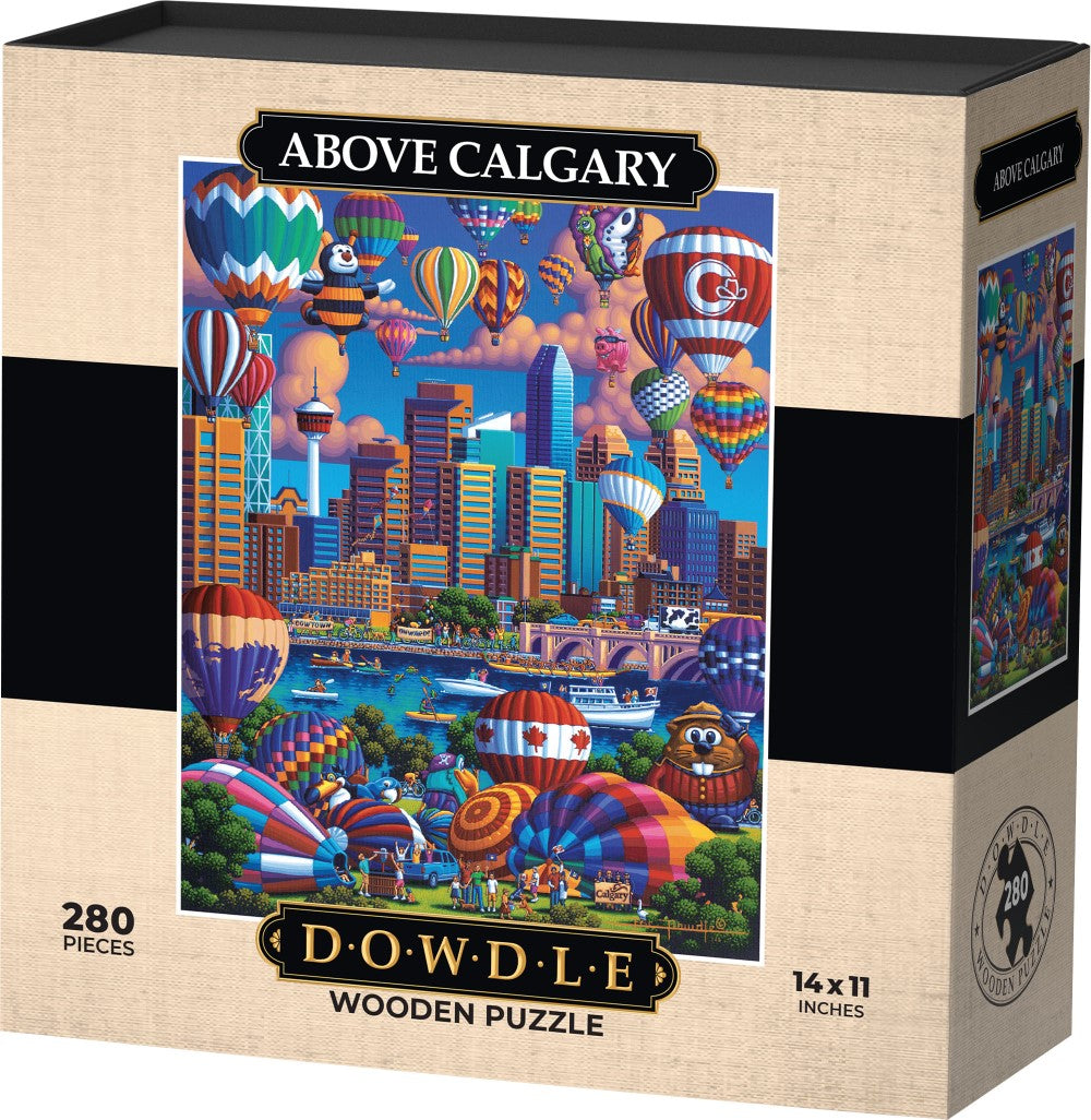 Above Calgary - Wooden Puzzle