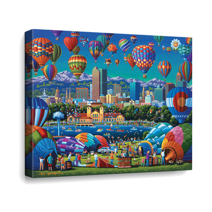 Above Denver Canvas Gallery Wrap