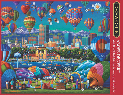Above Denver Canvas Gallery Wrap