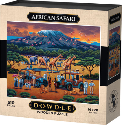 African Safari - Wooden Puzzle