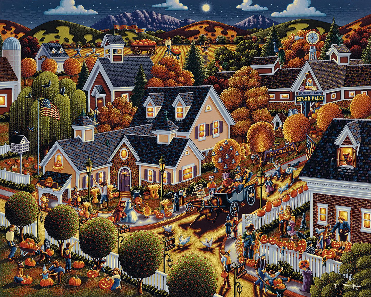 All Hallow's Eve Canvas Gallery Wrap