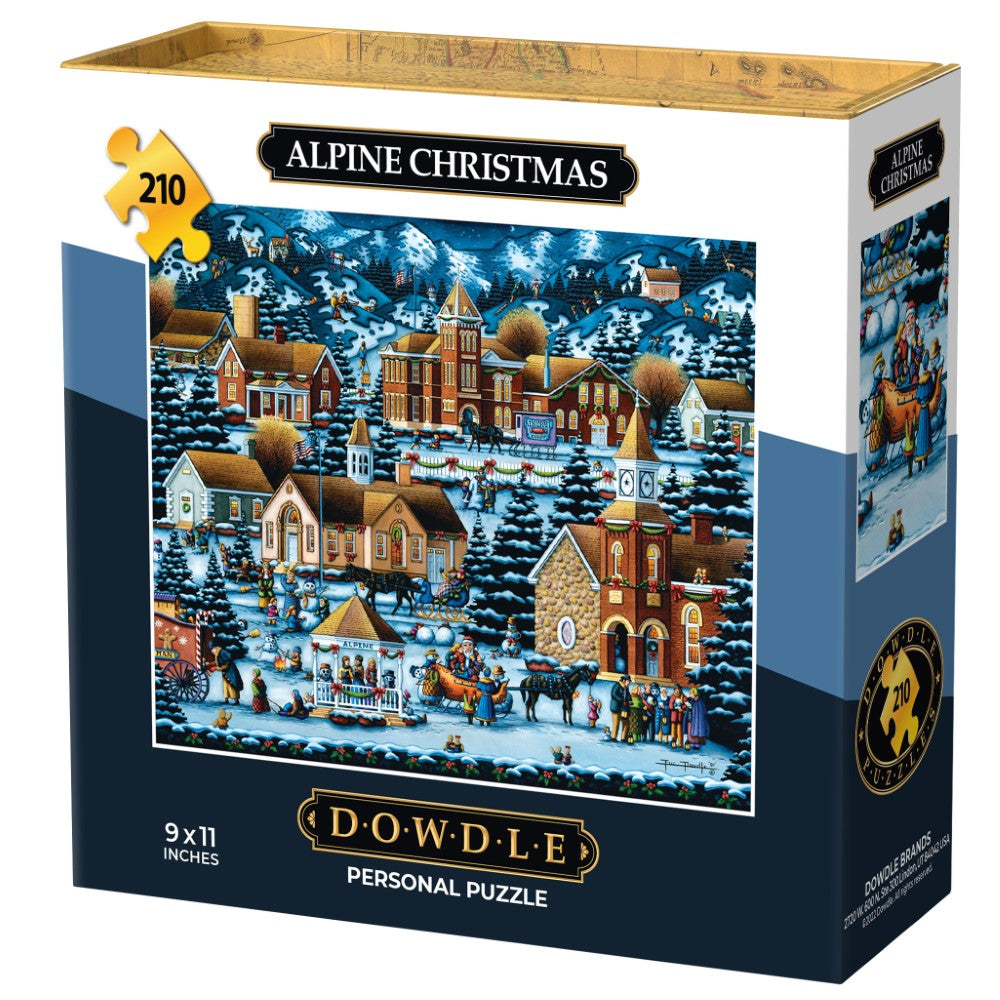 Alpine Christmas | 210 Piece Personal Puzzle