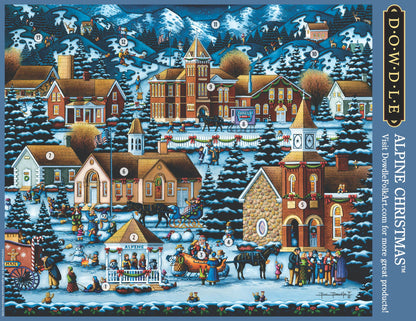 Alpine Christmas Canvas Gallery Wrap