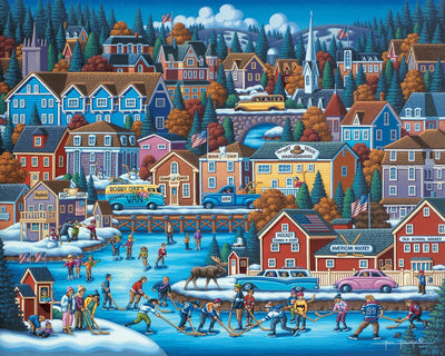 American Hockey - Wooden Puzzle
