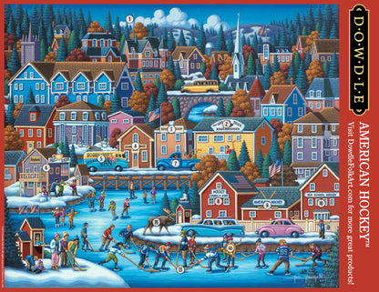 American Hockey Canvas Gallery Wrap
