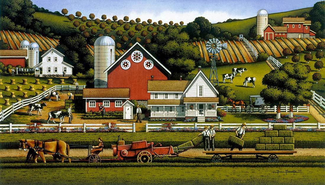 Amish Hay Balers