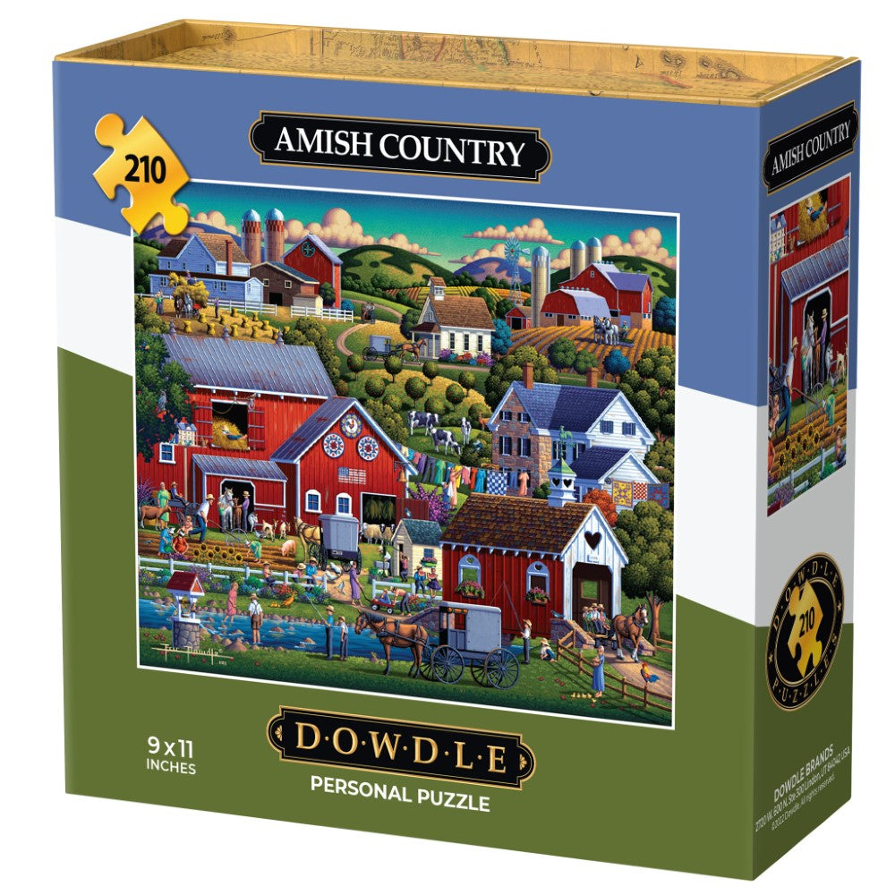 Amish Country - Personal Puzzle - 210 Piece – Dowdle Folk Art