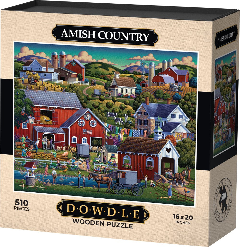 Amish Country - Wooden Puzzle