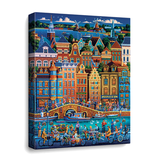 Amsterdam Canvas Gallery Wrap