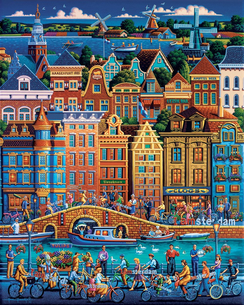 Amsterdam - Wooden Puzzle