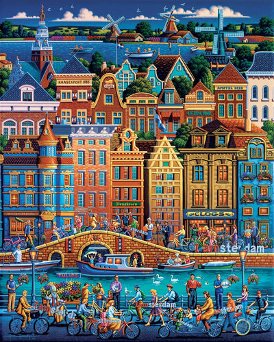Amsterdam - Wooden Puzzle