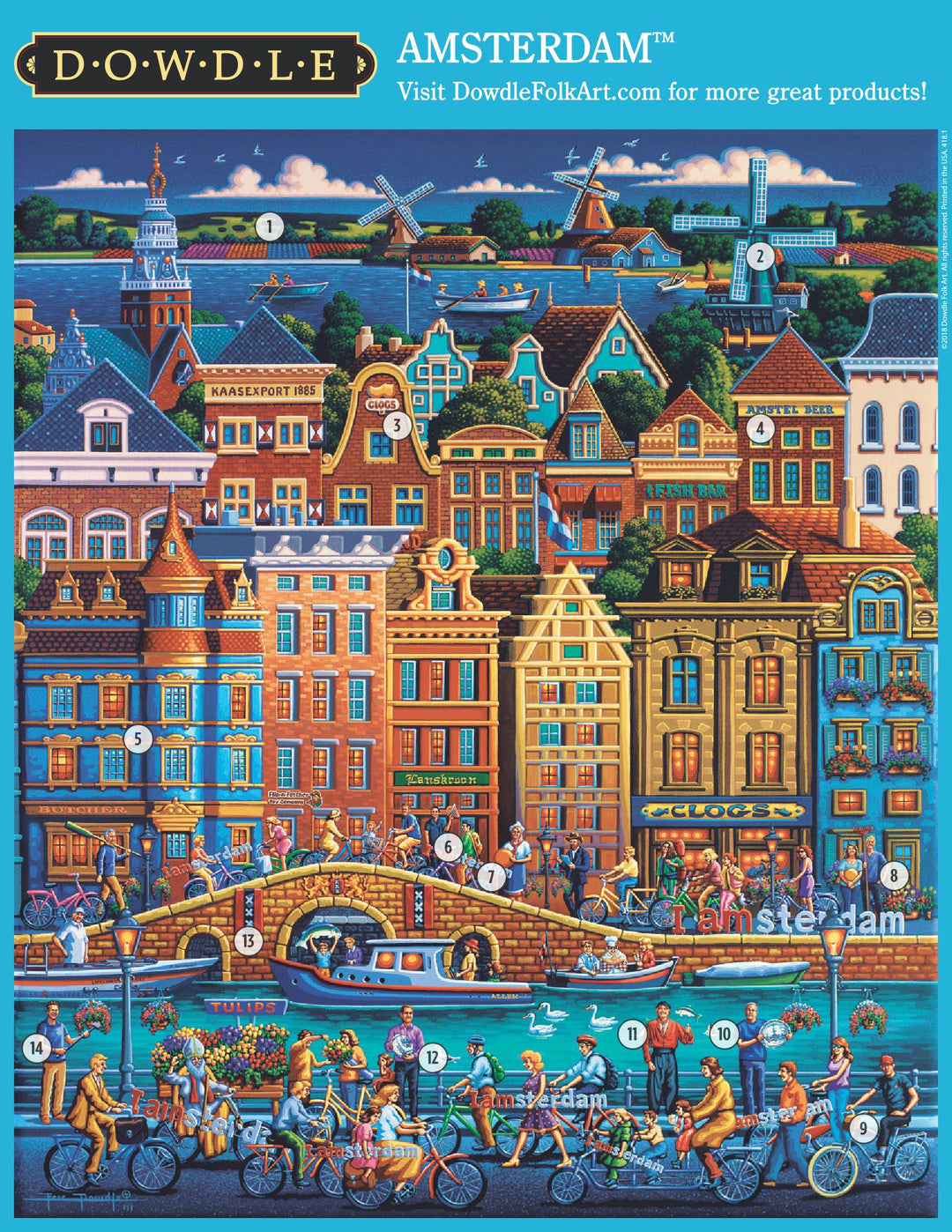 Amsterdam Canvas Gallery Wrap