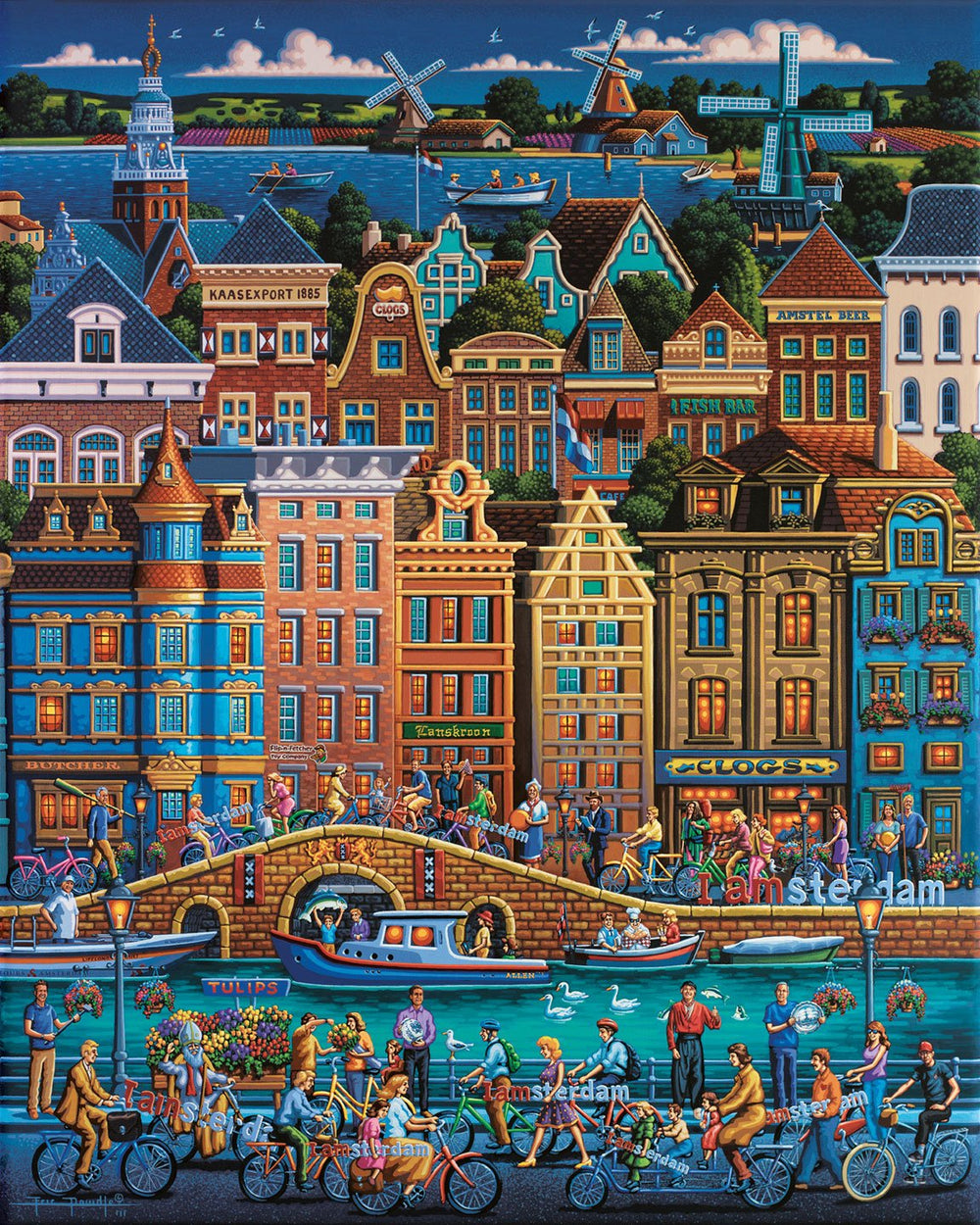 Amsterdam Canvas Gallery Wrap