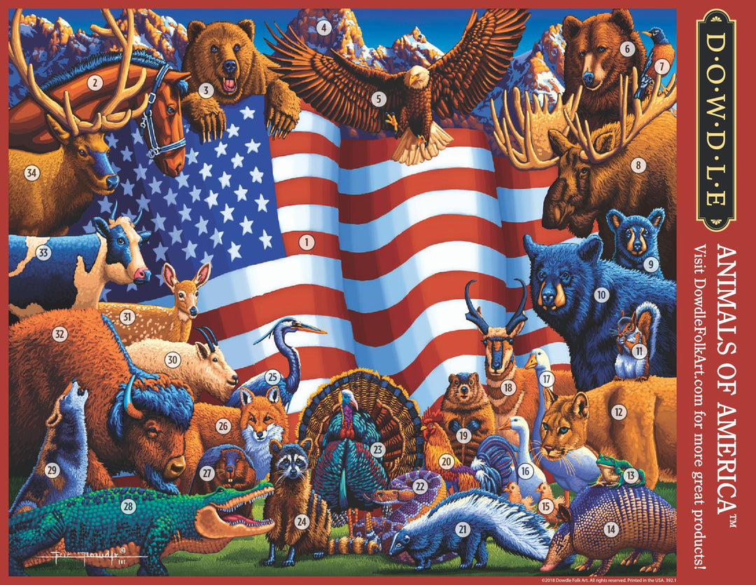 Animals of America - 500 Piece