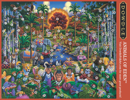 Animals of Eden Canvas Gallery Wrap