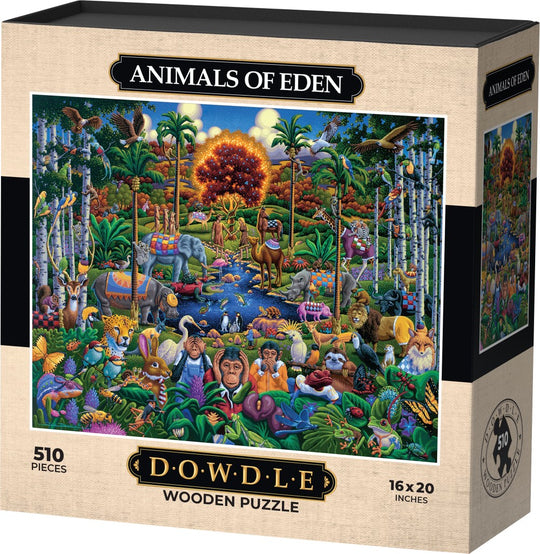 Animals of Eden - Wooden Puzzle