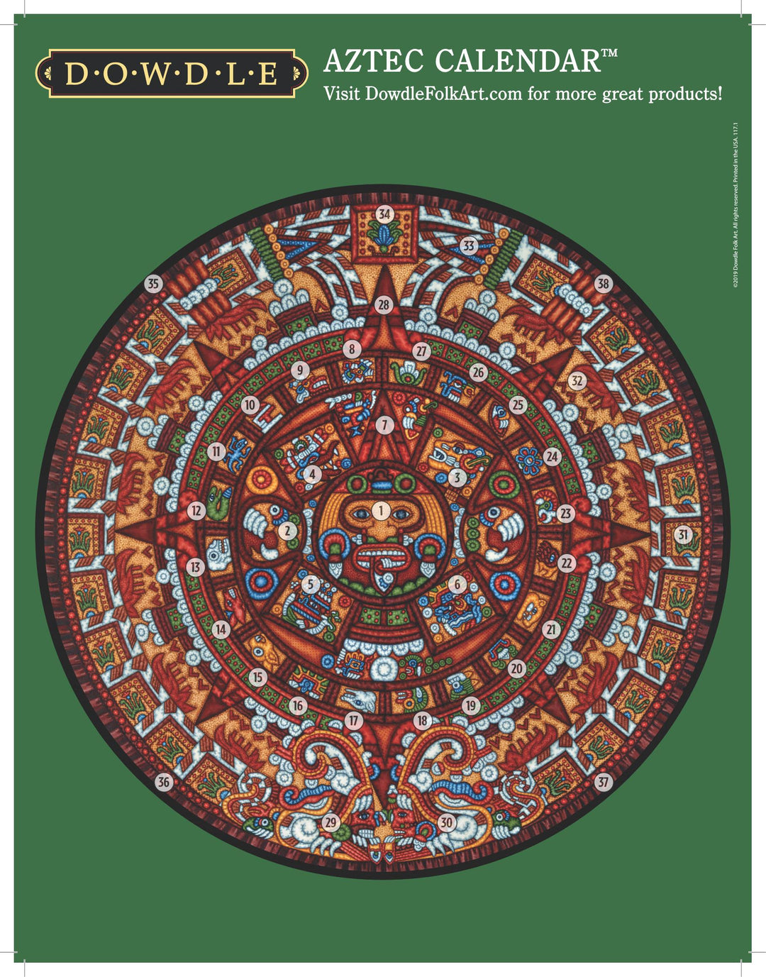 Aztec Calendar Puzzle Sandi Valerie Aztec Calendar Puzzle Sandi Valerie