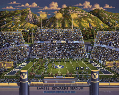 BYU Cougars Canvas Gallery Wrap