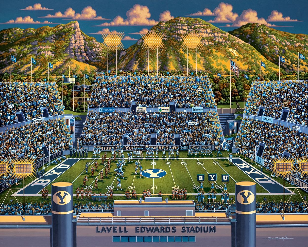 BYU Cougars - Wooden Puzzle